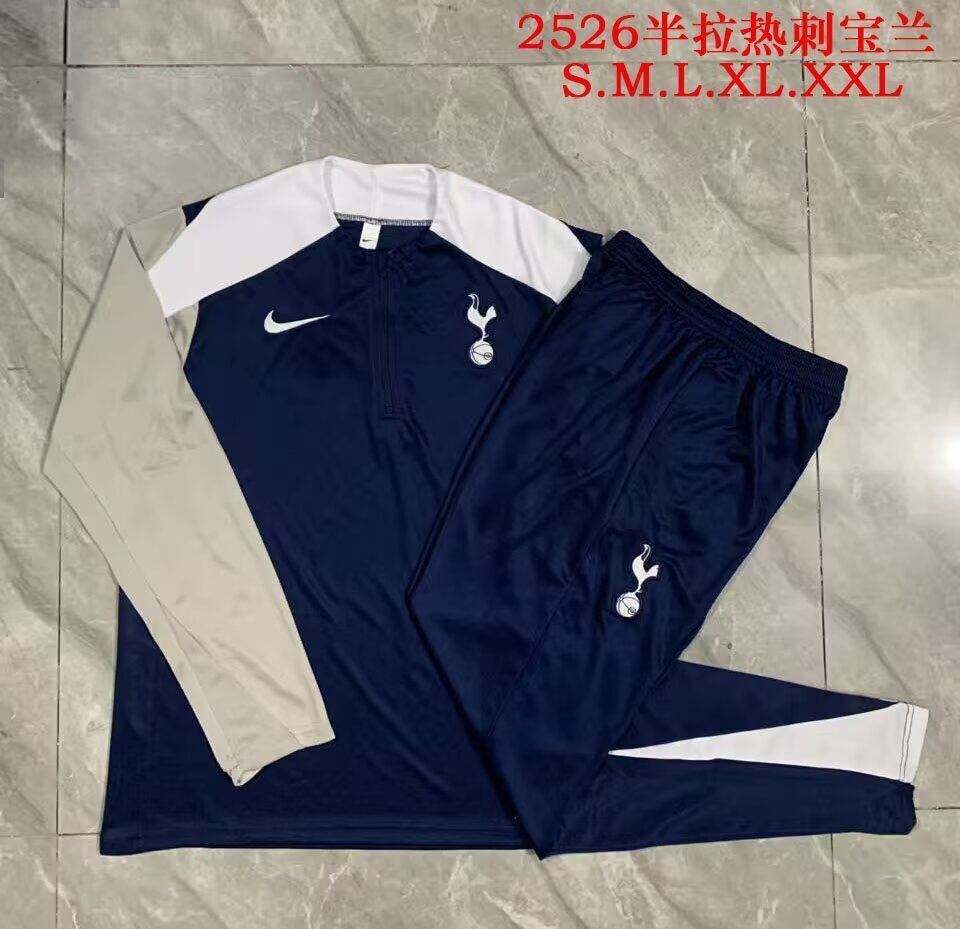 AAA Quality Tottenham 25/26 Tracksuit - Navy Blue